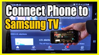 How to Connect Android Phone to Samsung Smart TV Fast Method [upl. by Nyleve]