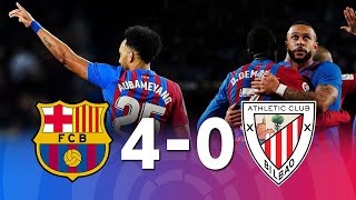 Barcelona vs Athletic Club 40 La Liga 2022  MATCH REVIEW [upl. by Dviad]