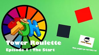 Trying to beat the JToH Tower Roulette PART 1 [upl. by Yelda]