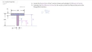 51  Crosssectional Properties  Centroid Part I [upl. by Nnaael848]