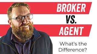 Real Estate AGENT vs BROKER Whats the Difference  The Close [upl. by Henrieta]