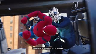 SpiderMan PS4  Epic Helicopter Chase amp Crane Cutscene [upl. by Nagud523]