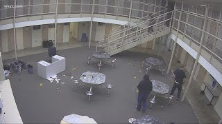 Video released showing large fight inside Portage County Juvenile Detention Center [upl. by Powell]