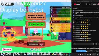 Pls donate live giving everyone robux TTS is on [upl. by Hepsibah]