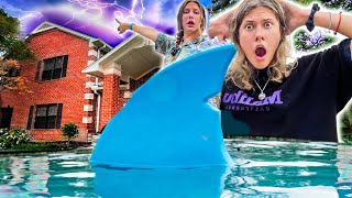 Exploring a SECRET HAUNTED POOL HOUSE Is it the Pool Monster [upl. by Rezzani]