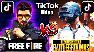 FREE FIRE VS PUBG on TIK TOKpart15by IGBhasnain [upl. by Nerte]