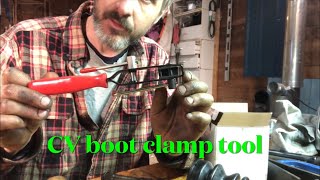 Installing CV boot using a clamp tool [upl. by Gnoh]