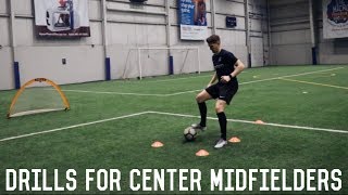 Training Drills For Central Midfielders  The Essentials To Playing Central Midfield [upl. by Jarus]