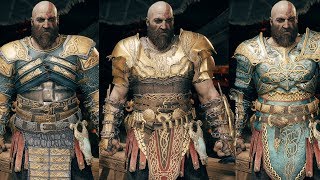 God of War  All Armor Sets Showcase [upl. by Asil]