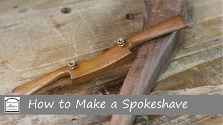 How to Make a Wooden Spokeshave Part 1  Hand Tool Woodworking [upl. by Sirhc]