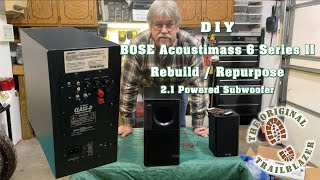 DIY BOSE Subwoofer Repurpose  Rebuild [upl. by Burlie451]