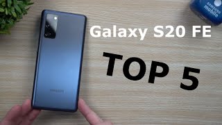 Samsung Galaxy S20 FE Fan Edition TOP 5 FEATURES [upl. by Khajeh]