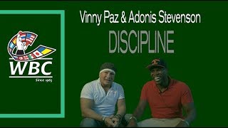 Vinny Paz and Adonis Stevenson talk about discipline [upl. by Hui]