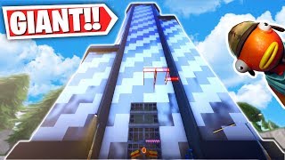 This Fortnite SKYSCRAPER ESCAPE PARKOUR MAP is the BEST Fortnite Creative Mode Escape Parkour [upl. by Cleavland]