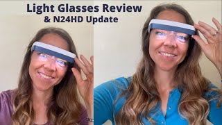 Luminette Light Glasses Review amp Results for Non 24 Sleep Wake Disorder [upl. by Adalie]