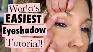 Makeup 101 for MATURE Beginners  Worlds EASIEST Eyeshadow Tutorial [upl. by Repohtsirhc]