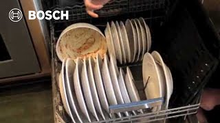 How To Load A Dishwasher Bosch Dishwasher Tip 1 [upl. by Esmaria297]