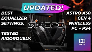 BEST ASTRO A50 EQ SETTINGS 2021 NEW AND IMPROVED [upl. by Adelpho]