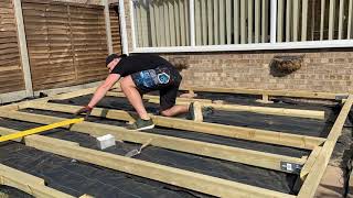 Ground Level Decking DIY [upl. by Alasdair]