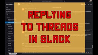 How to Reply to Discussion Threads in Slack [upl. by Karylin]