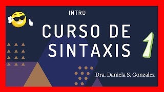 Curso de SINTAXIS 1  Introducción 👈 [upl. by Laemsi]