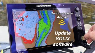 Update Humminbird SOLIX software using a PC [upl. by Ellehcan769]