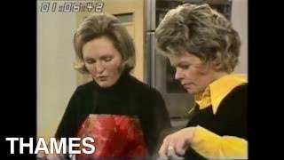 Mary Berry  How to make omelette and Salad  1973 [upl. by Gwyneth393]