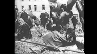 German Prisoners in Leningrad 1942 [upl. by Inilahs]