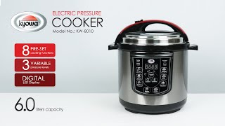 How to Use  Kyowa Electric Pressure Cooker K8010 [upl. by Neelyad]