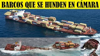 Top 10 Barcos Gigantes Que Se Hundieron en Cámara [upl. by Annaek]