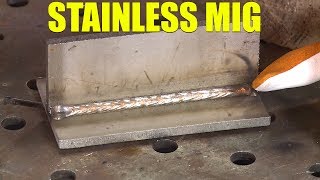 MIG Welding Stainless Steel [upl. by Tnomyar989]