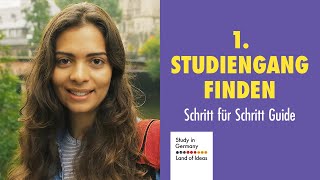 1 Studiengang und Hochschule finden  Study in Germany Schritt für Schritt Guide [upl. by Dilan]