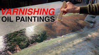 How to VARNISH an Oil Painting  My TOP 5 TIPS [upl. by Margalit]