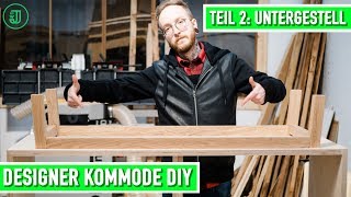 Designer Kommode selber bauen Teil 2  das Untergestell  Jonas Winkler [upl. by Krischer131]