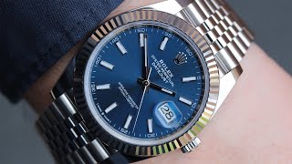 ROLEX DATEJUST 41 Blue dial with white gold bezel and jubilee bracelet [upl. by Penrod]