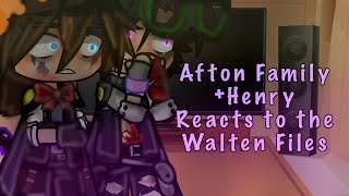 Afton Family Reacts to The Walten FilesPt1Walten files [upl. by Nivram]