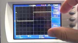 Tutorial How to use an Oscilloscope 3  How to capture a signal event  glitch  transient [upl. by Quint]