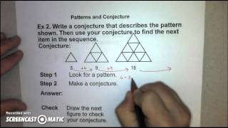 21 Inductive Reasoning and Conjecture [upl. by Olodort]