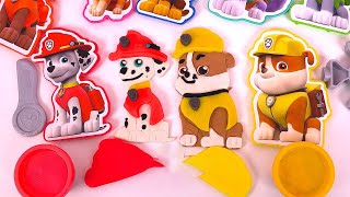 Pat Patrouille Play Doh Pâte à modeler Paw Patrol Playset Patrulla de Cachorros [upl. by Akemeuwkuhc]