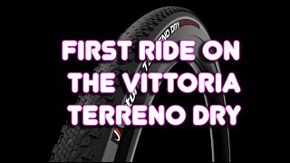 First ride on the Vittoria Terreno Dry tires [upl. by Nauqas]