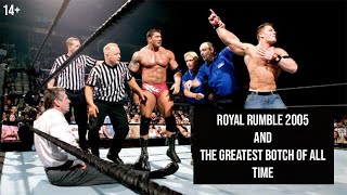 Royal Rumble 2005  The Greatest BOTCH of All Time [upl. by Ibocaj]