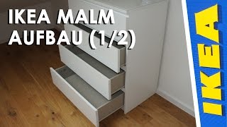 Ikea MALM Kommode Aufbau 12 [upl. by Stavros]