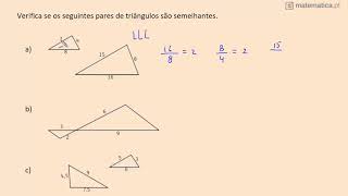 Critérios de Semelhança de Triângulos [upl. by Alex350]