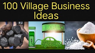 100 Village Business Ideas [upl. by Annuaerb]