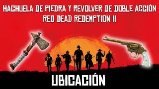 Red Dead Redemption 2  Hachuela de Piedra y Revolver de Doble Acción Ubicación [upl. by Enelahs]