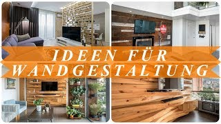 Ideen moderne wandgestaltung wohnzimmer [upl. by Nibbs]