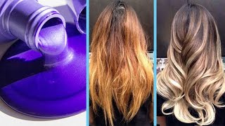 Como Matizar tu cabello con Shampoo morado [upl. by Ayotan]