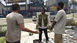 GTA V Conversations  Franklin Trevor and Lamar Escapes The BallasStory Mission [upl. by Witherspoon]