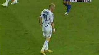 Zidan vs Materazzi WC2006 HTV2 [upl. by Atteuqehs447]