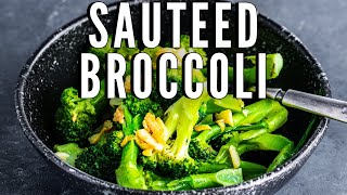 Garlic And Oil Broccoli  Works Well With ANY MEAL [upl. by Mcgregor]